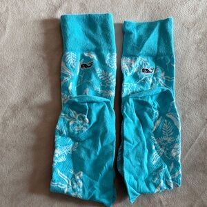 Vineyard Vines Turquoise Dress Socks